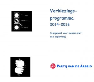 Verkiezingsprogramma PvdA 2014-2018 voor mensen met een beperking-page-001